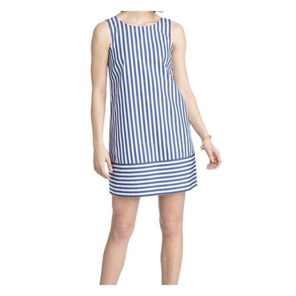 Vineyard Vines Blue and White Striped Dress